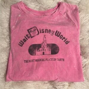 Walt Disney World The Most Magical Place on Earth pink long sleeve tee